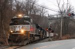 Westbound SU-99 at the Hamburg Turnpike crossing at Smith mills 